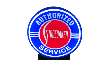 Lighted Vintage Inspired Studebaker Sign – Approx. 9" Wide – Vintage Style