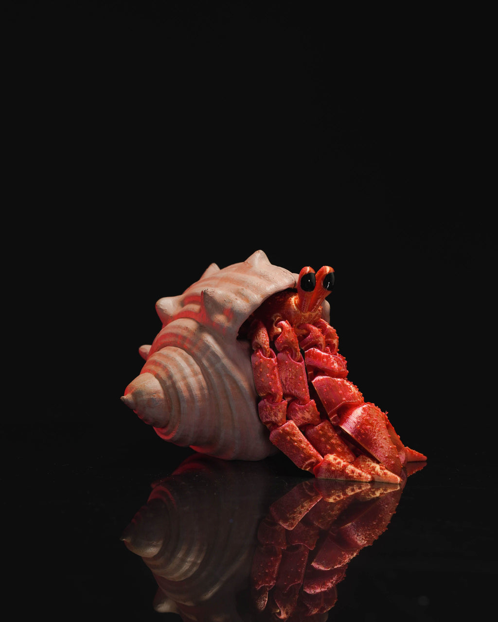 Hermes the Hermit Crab – Articulated 3D Printed Display Figure