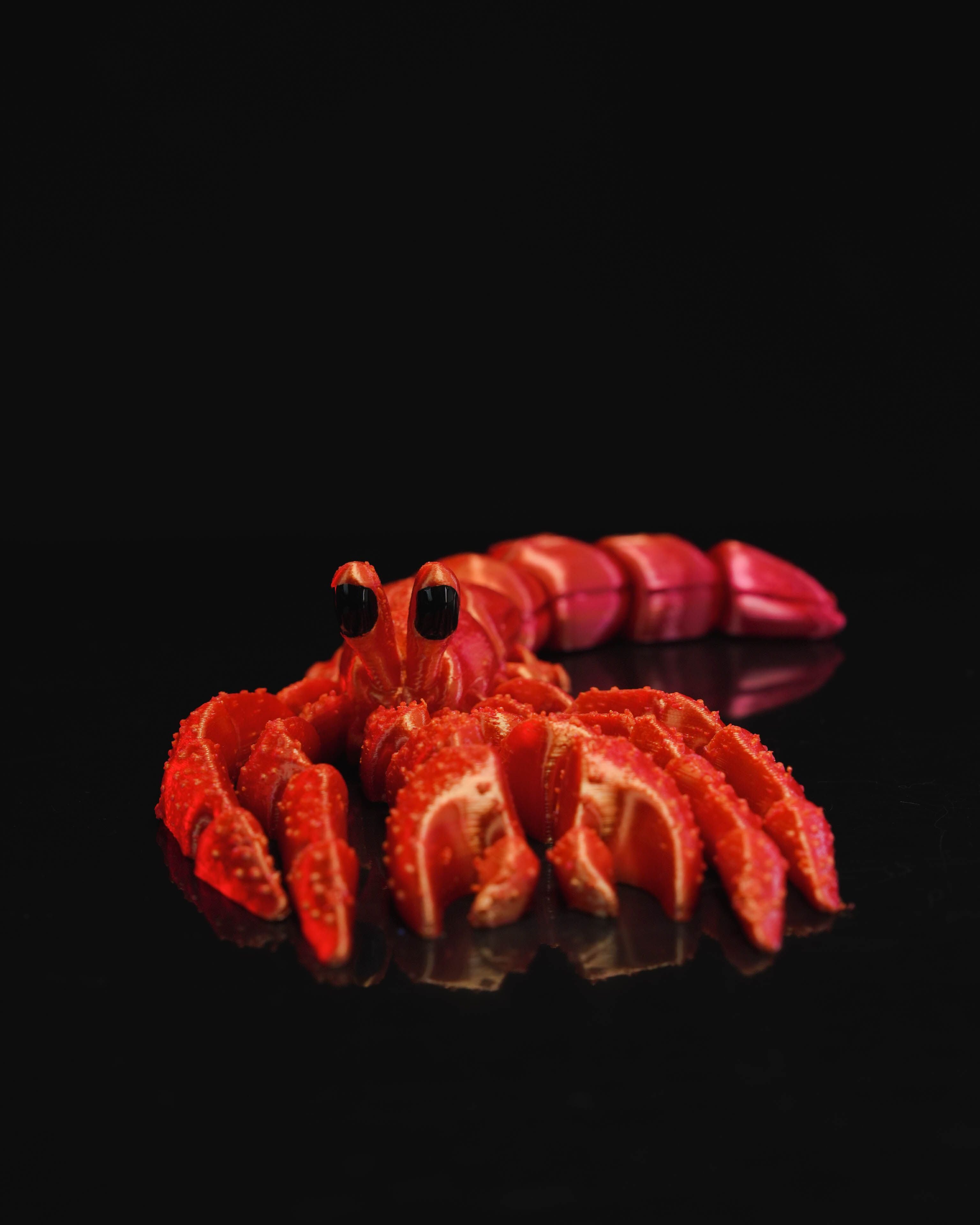 Hermes the Hermit Crab – Articulated 3D Printed Display Figure