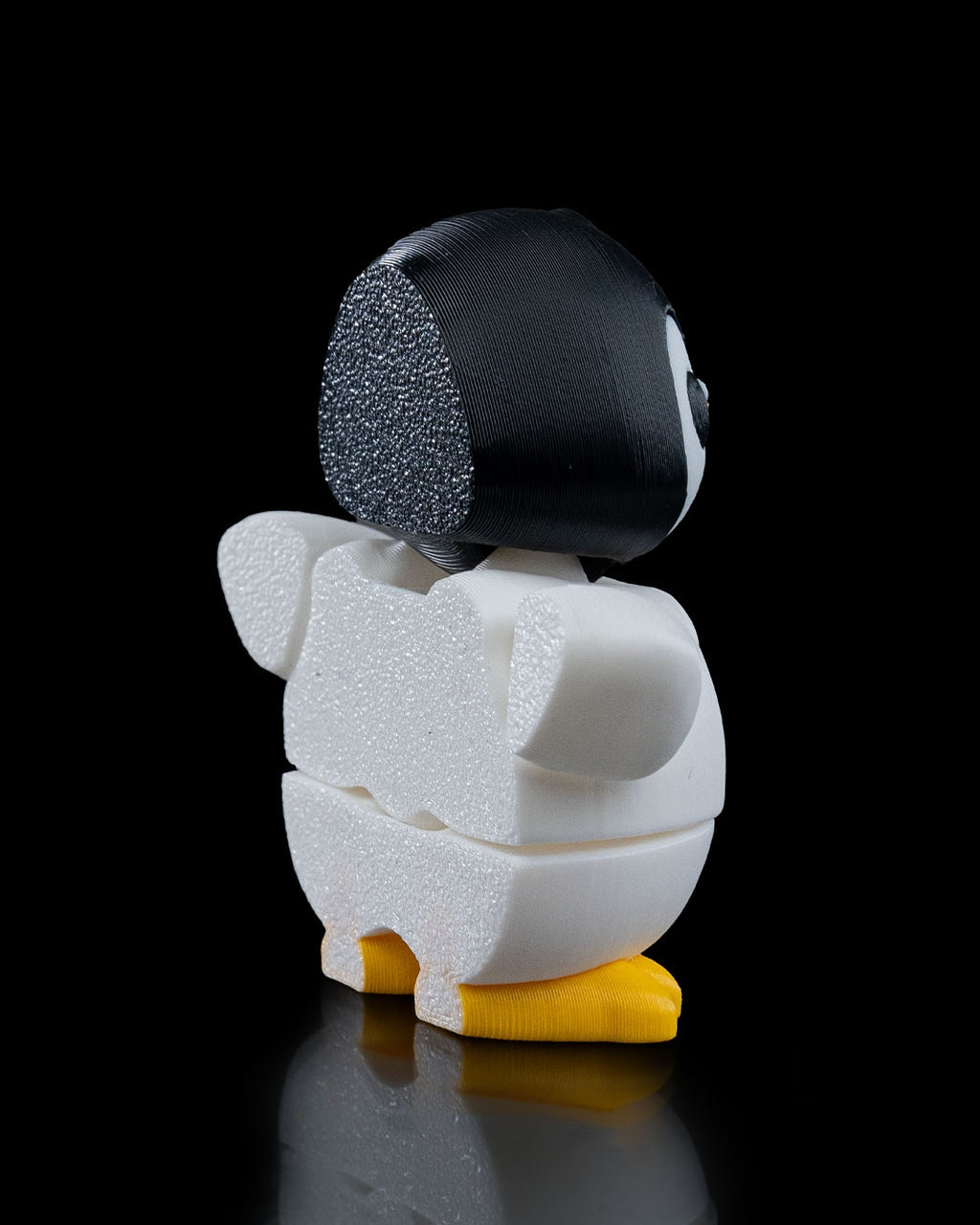 Dancing Penguin 3D Printed Keychain