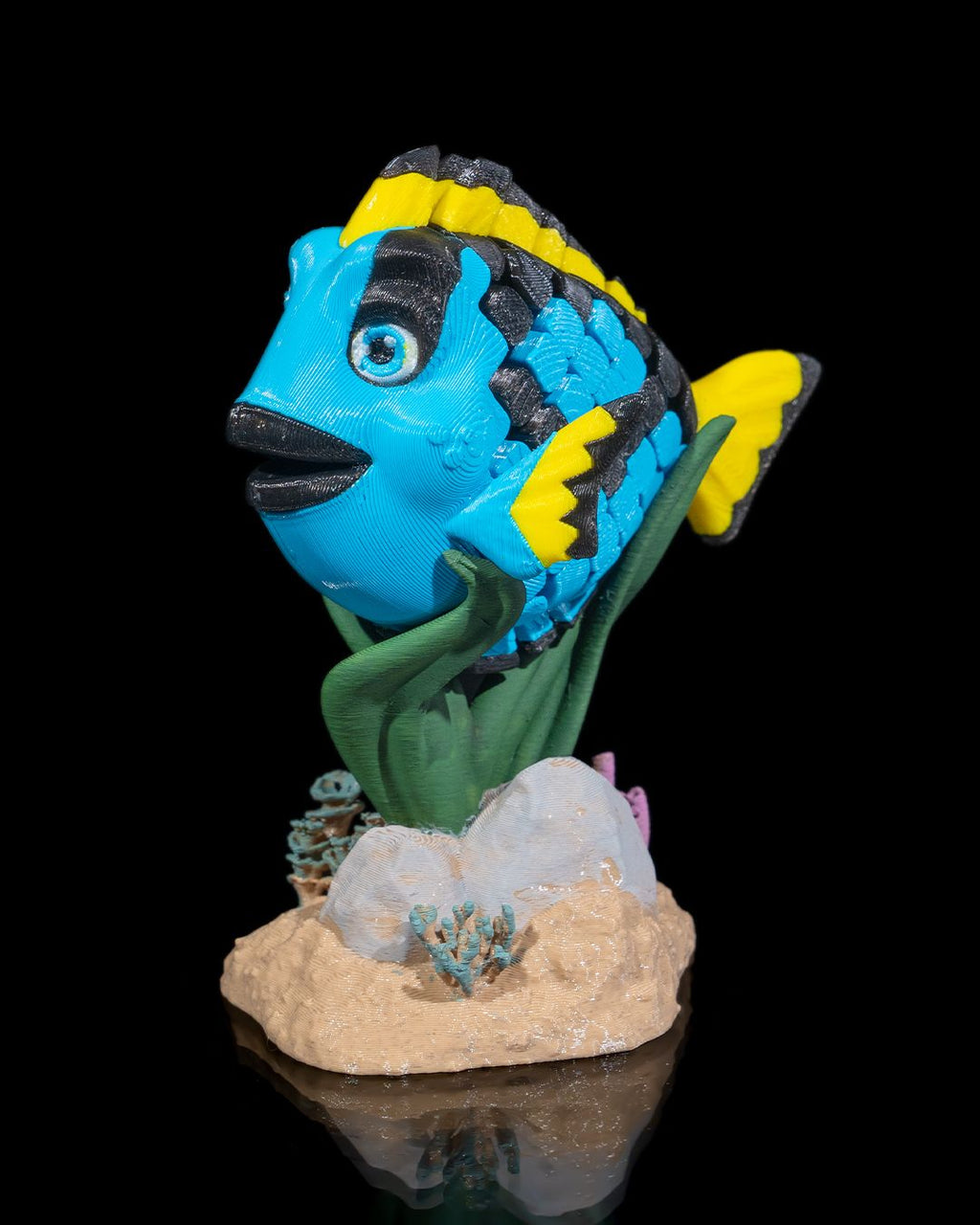 Dolores the Blue Tang – Articulated 3D Printed Display Figure