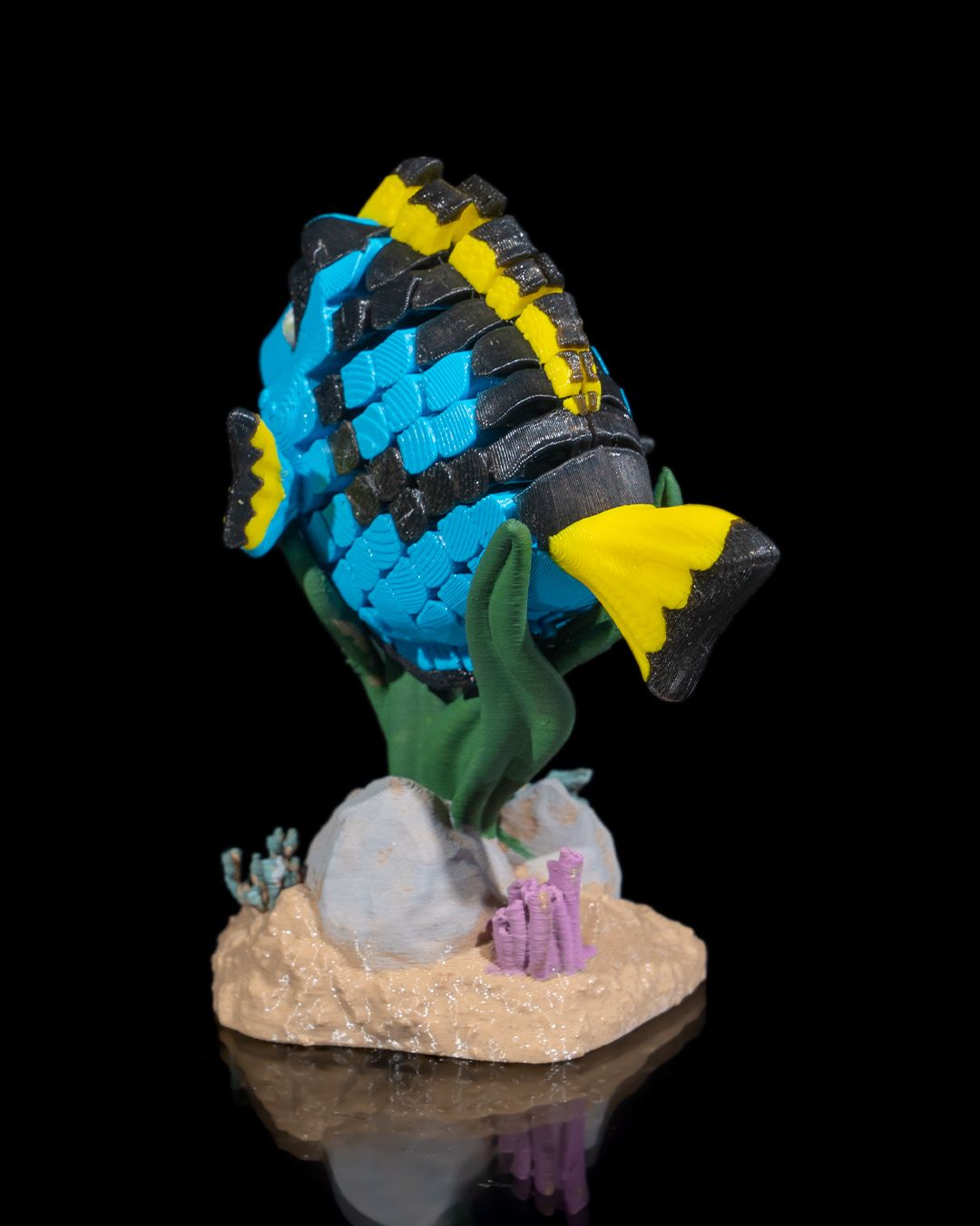 Dolores the Blue Tang – Articulated 3D Printed Display Figure