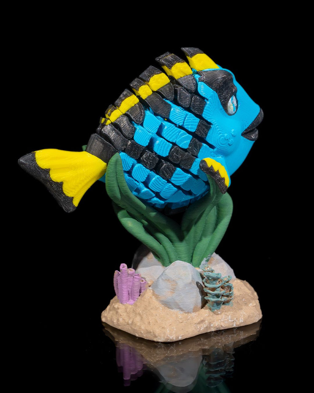 Dolores the Blue Tang – Articulated 3D Printed Display Figure