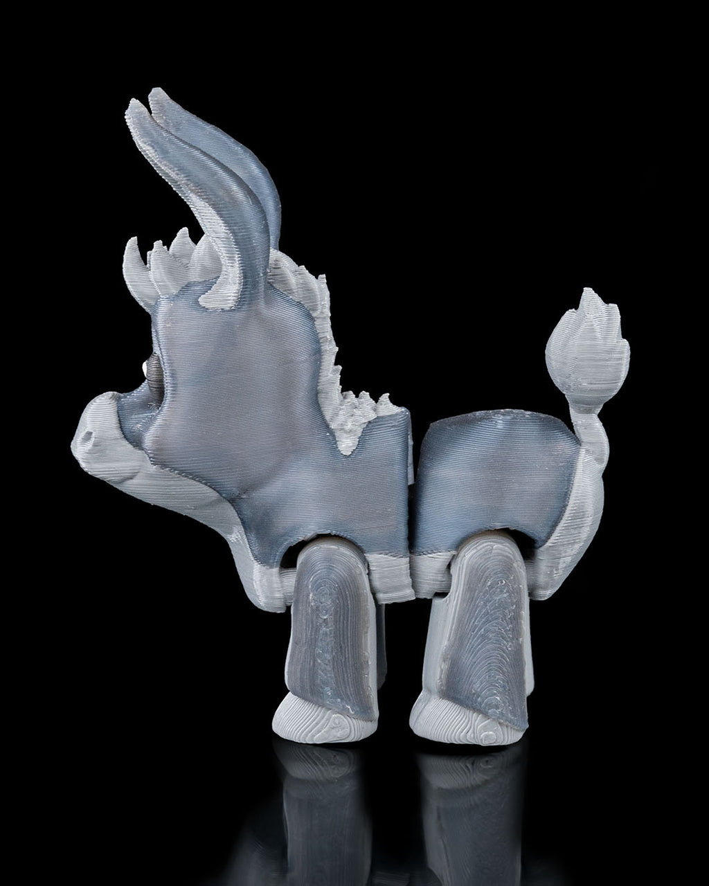 Donkey Keychain – 3D Printed Articulated Accessory