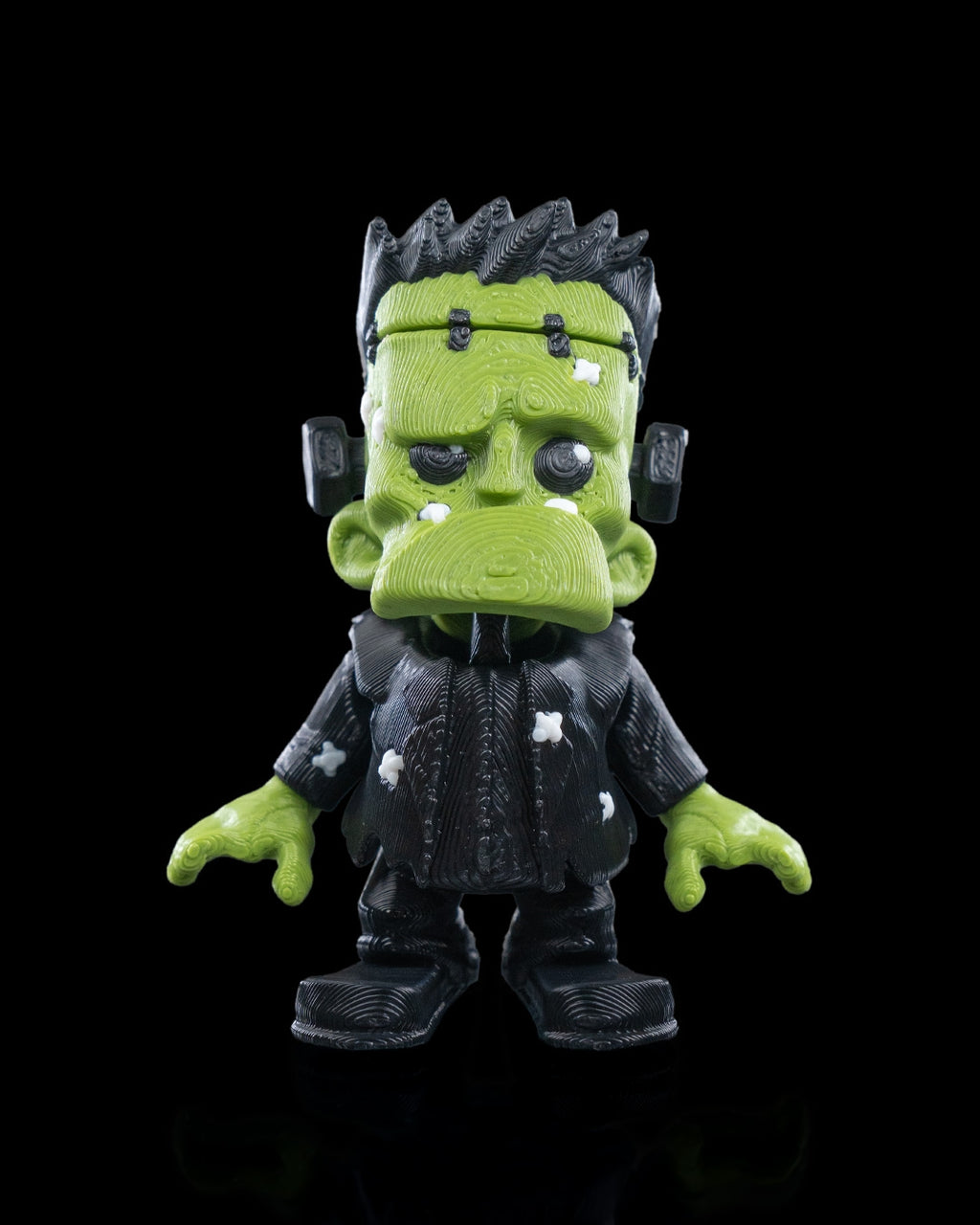 Fright Frankie 3D Printed Keychain