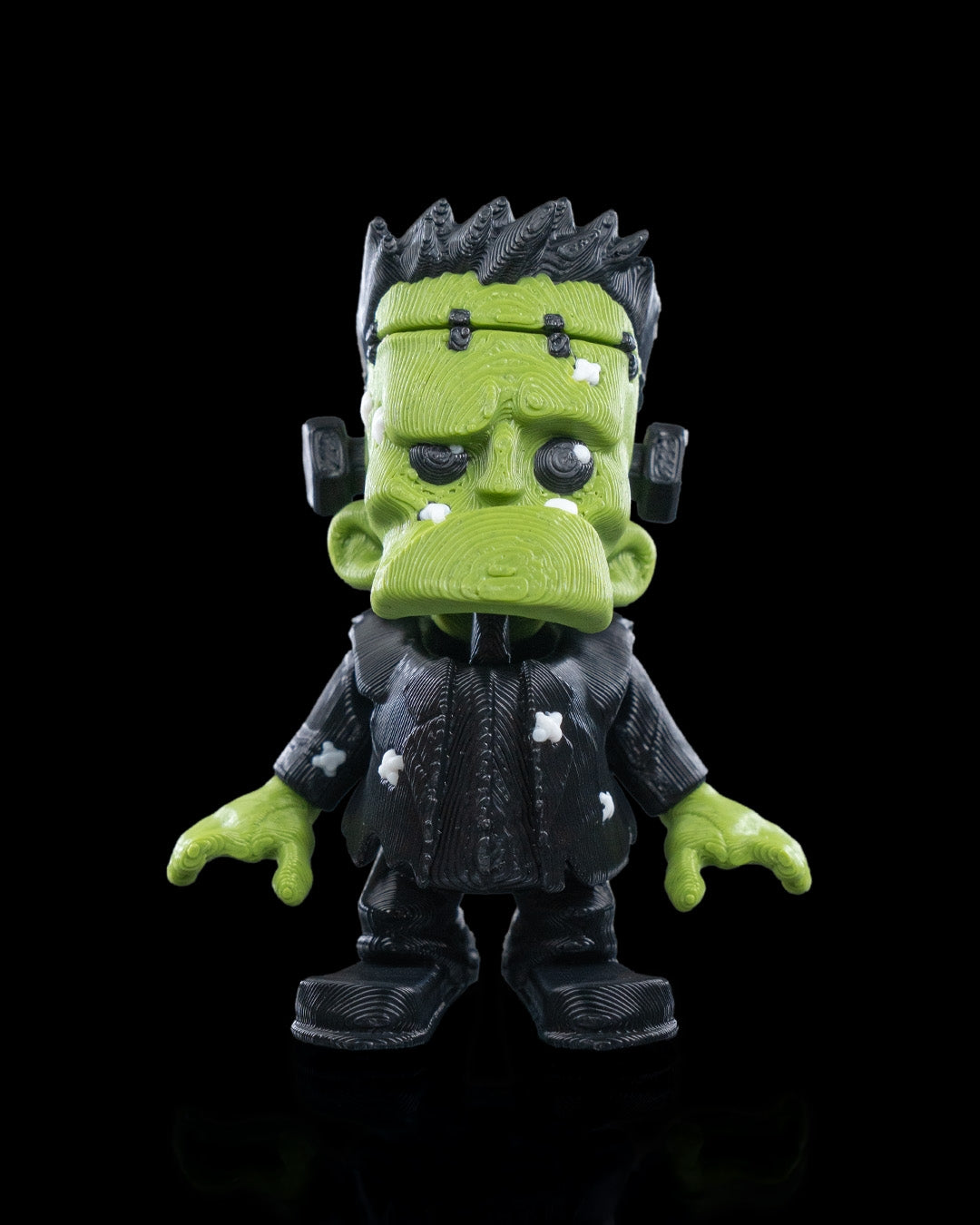 Fright Frankie 3D Printed Keychain