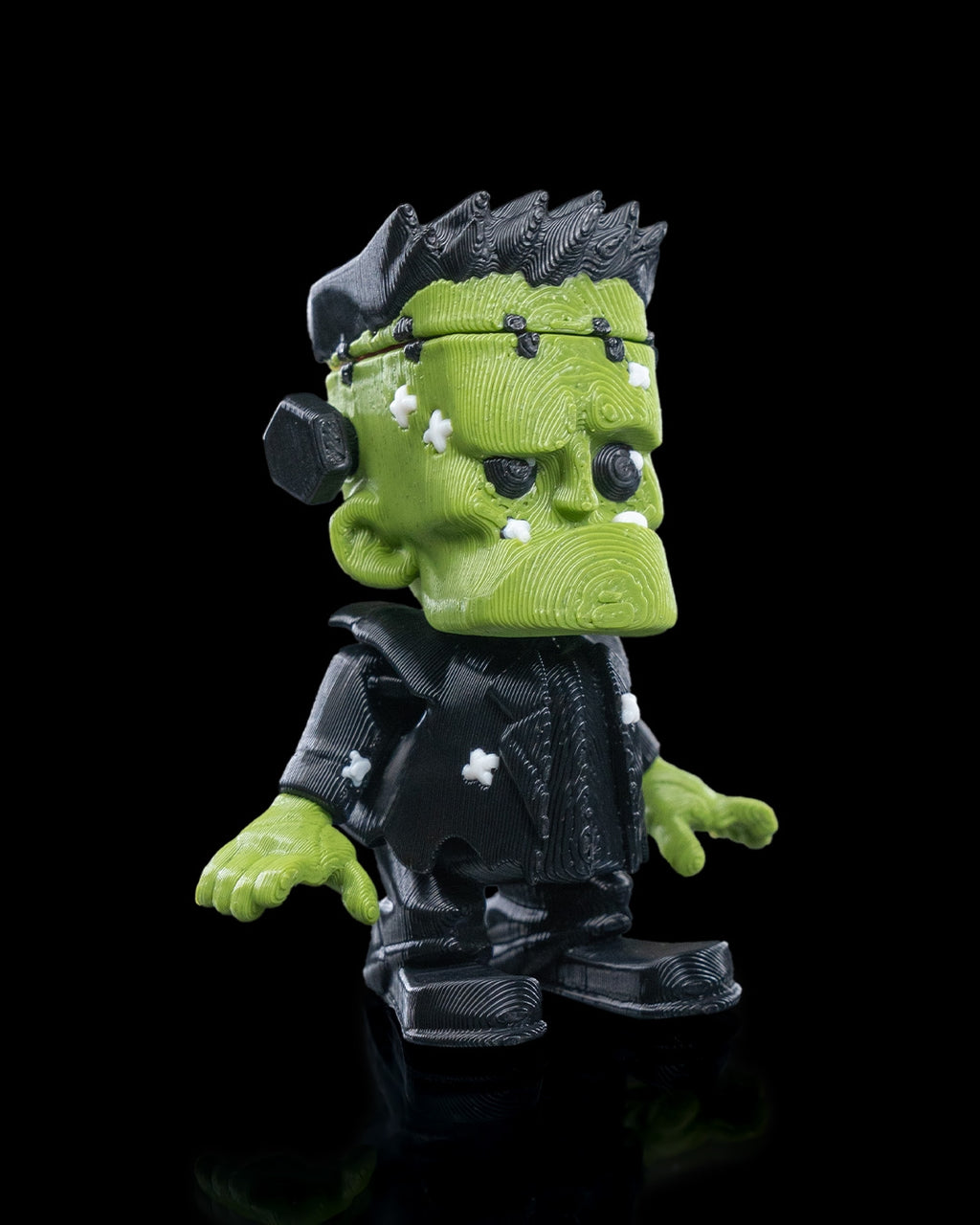 Fright Frankie 3D Printed Keychain
