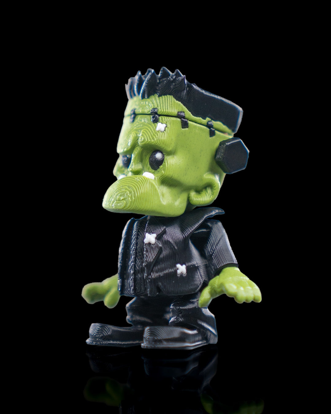 Fright Frankie 3D Printed Keychain