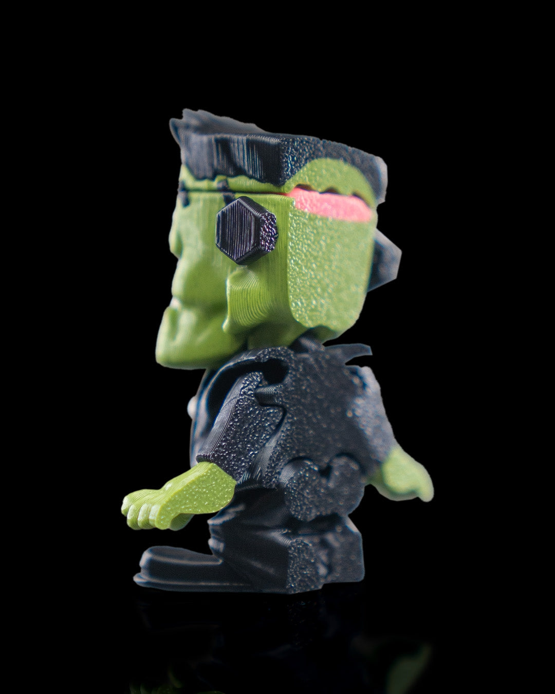 Fright Frankie 3D Printed Keychain