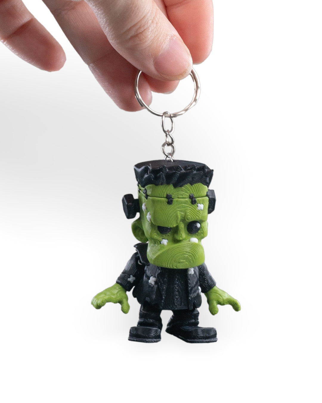 Fright Frankie 3D Printed Keychain