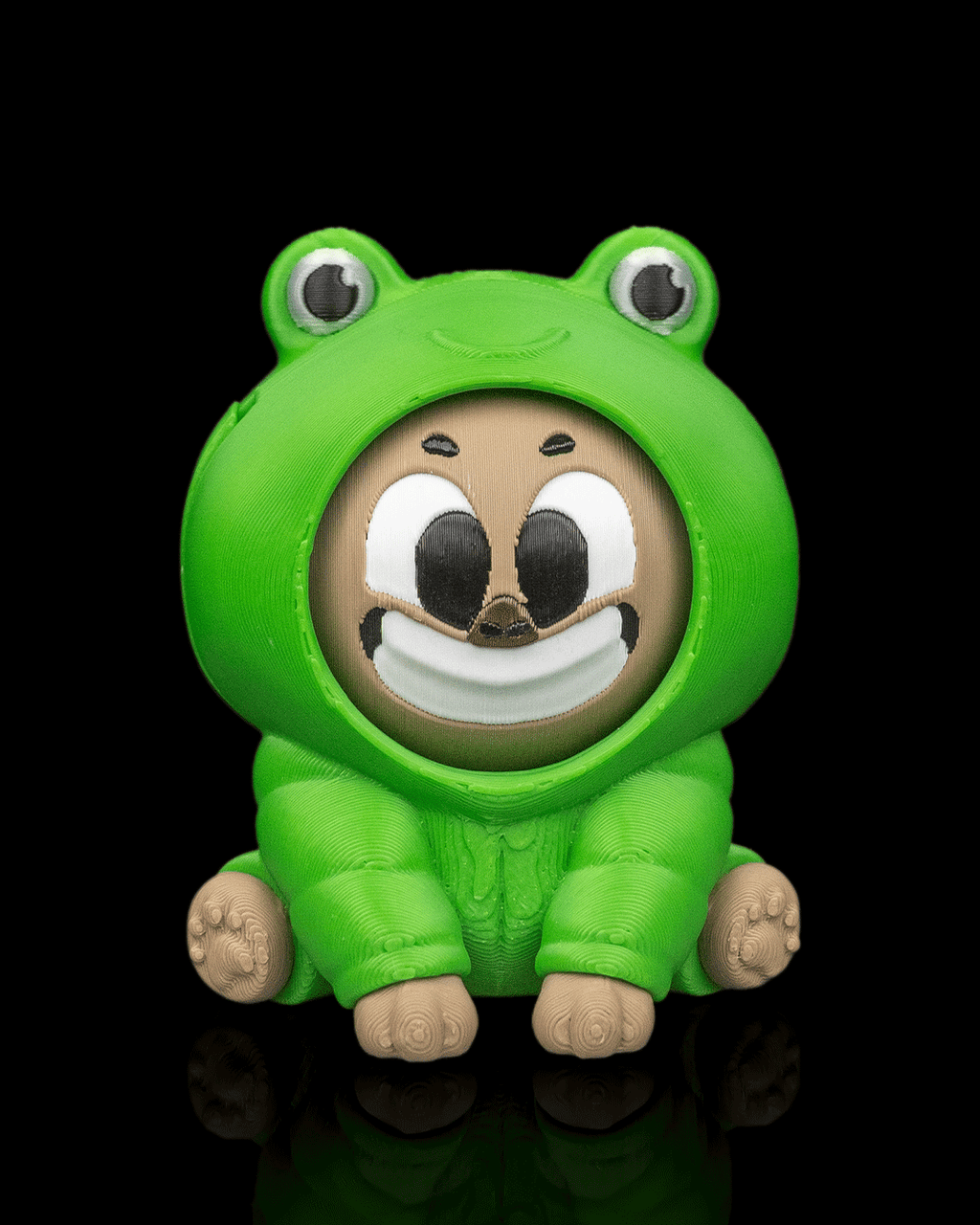 Froggybara 3D Printed Keychain