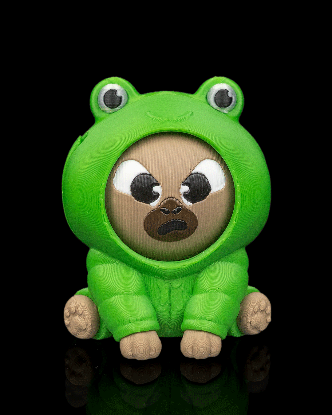 Froggybara 3D Printed Keychain