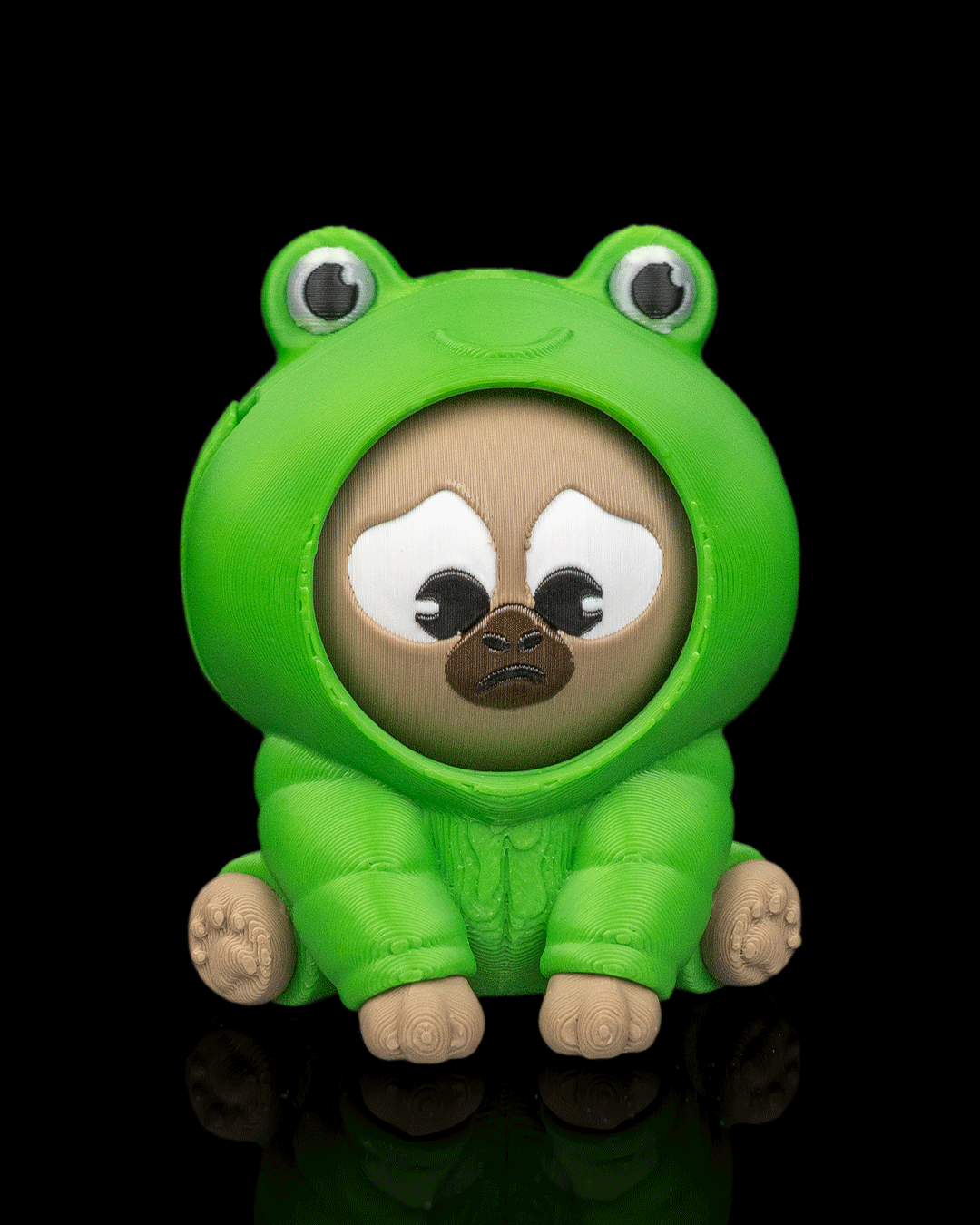 Froggybara 3D Printed Keychain