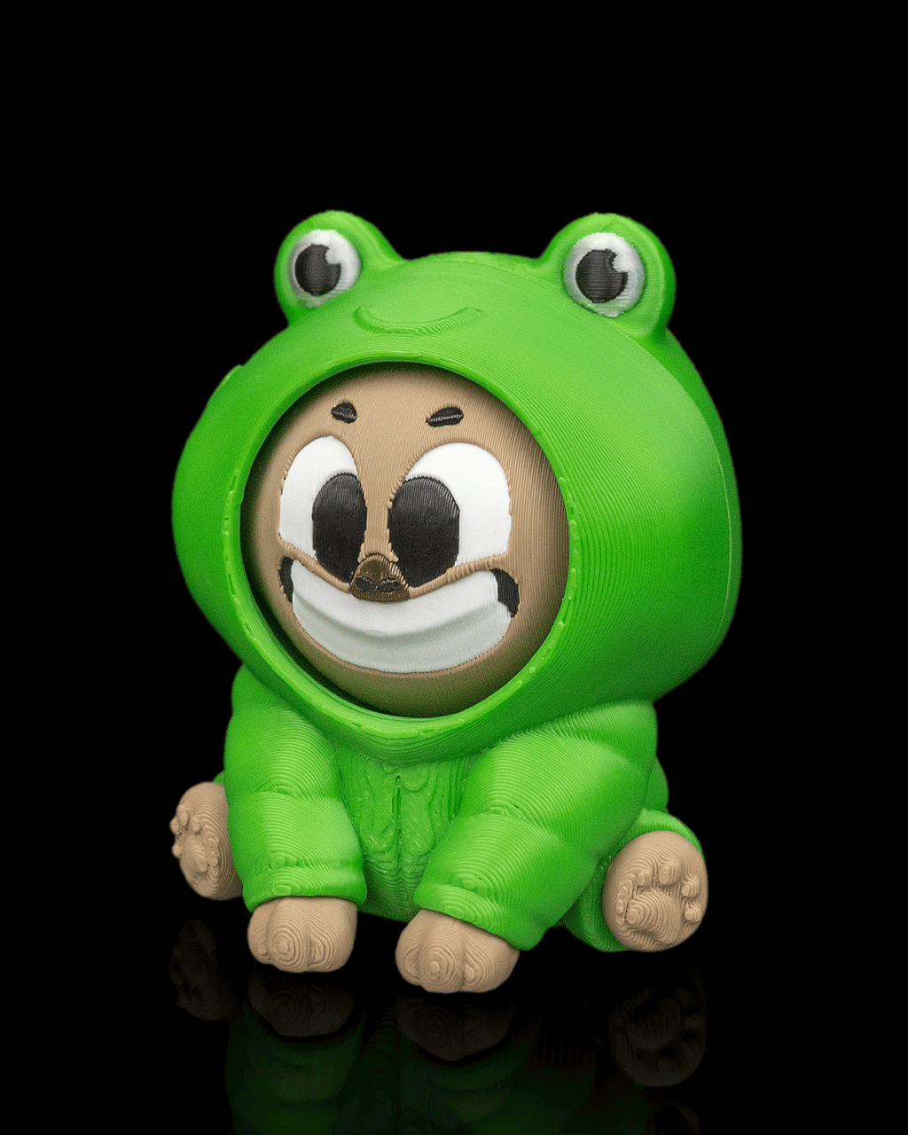 Froggybara 3D Printed Keychain