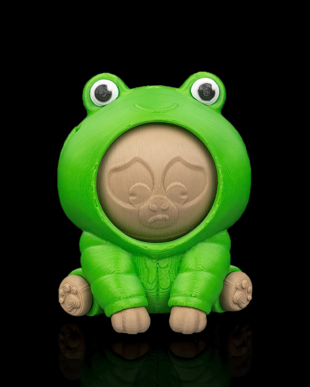 Froggybara 3D Printed Keychain