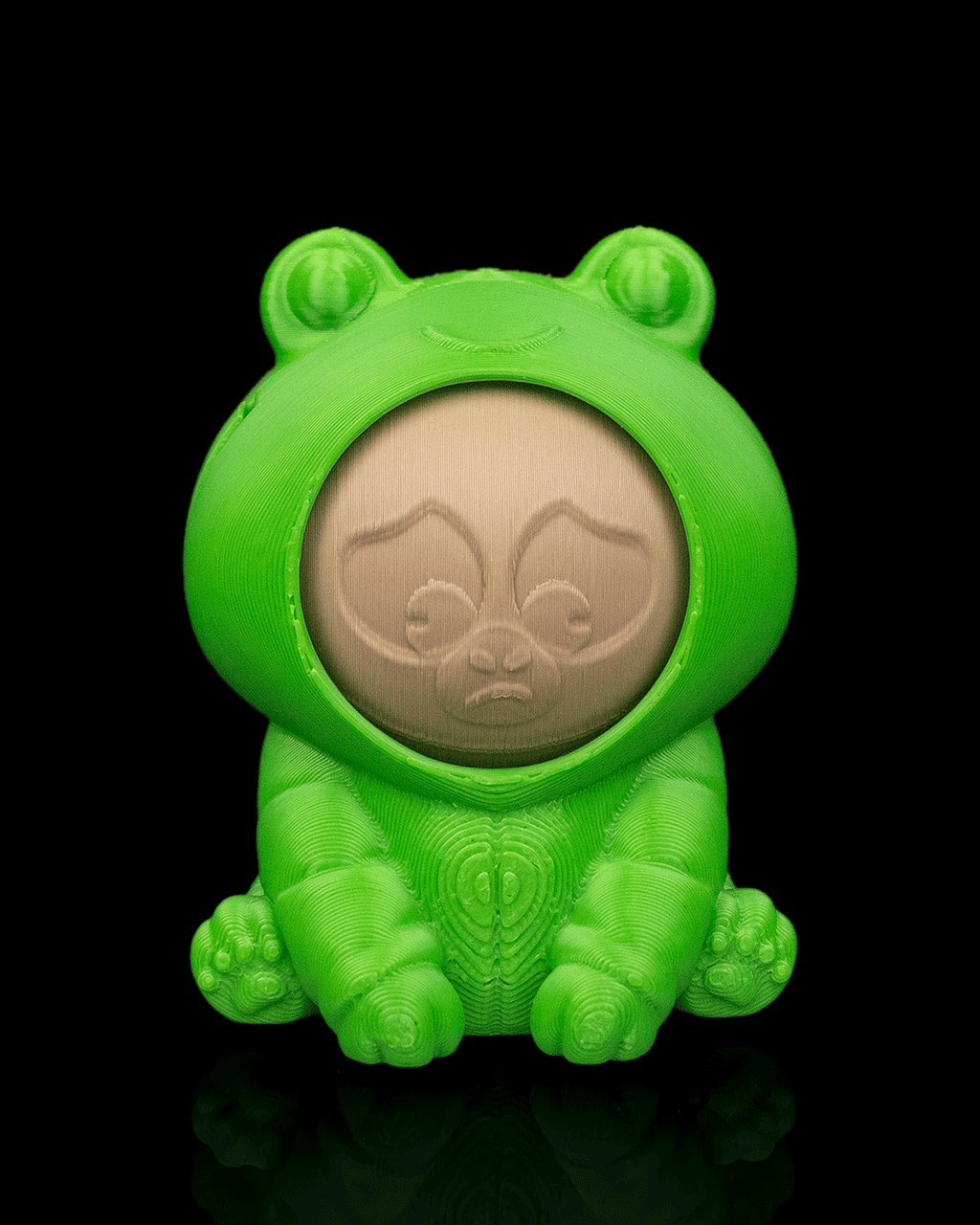 Froggybara 3D Printed Keychain