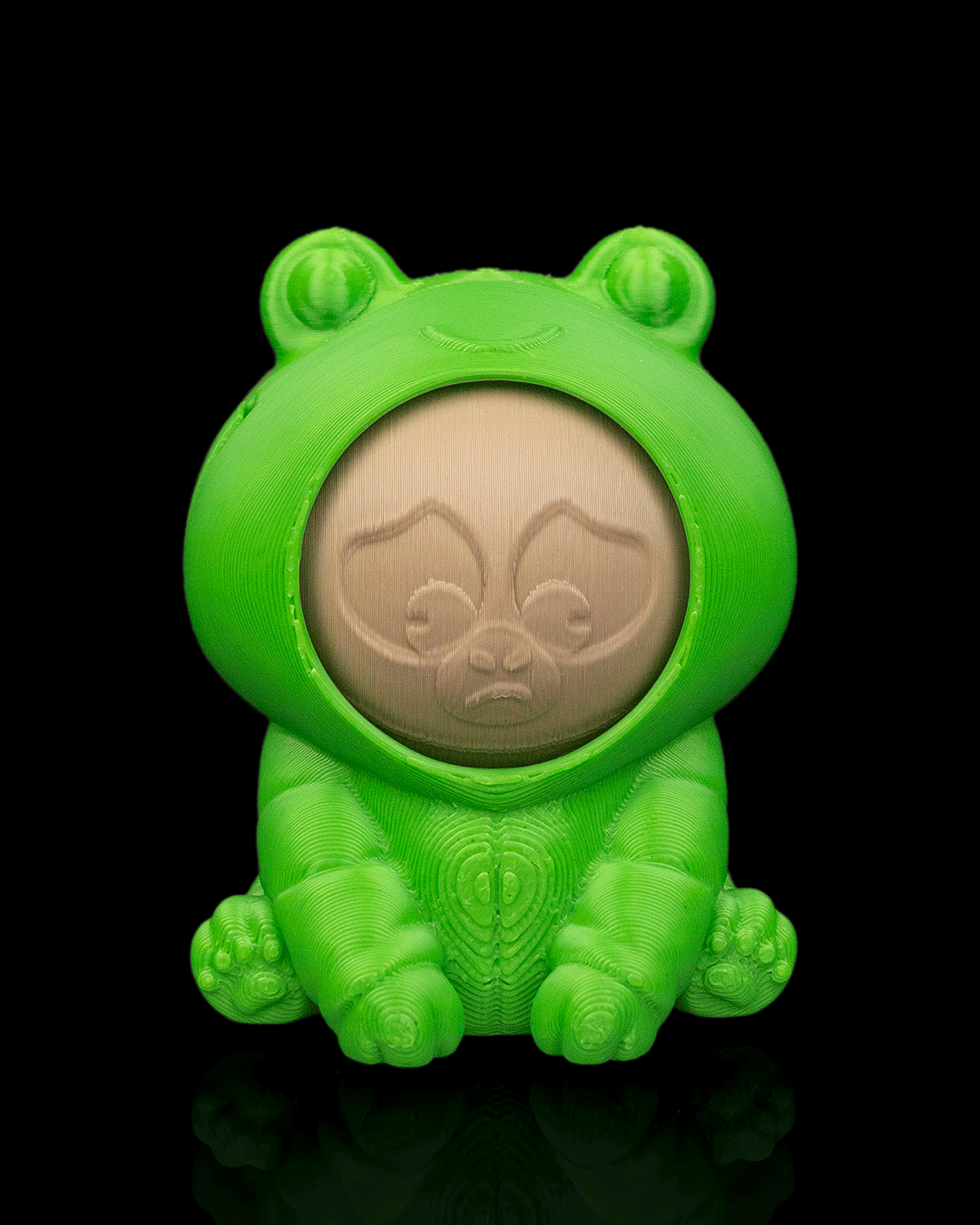 Froggybara 3D Printed Keychain