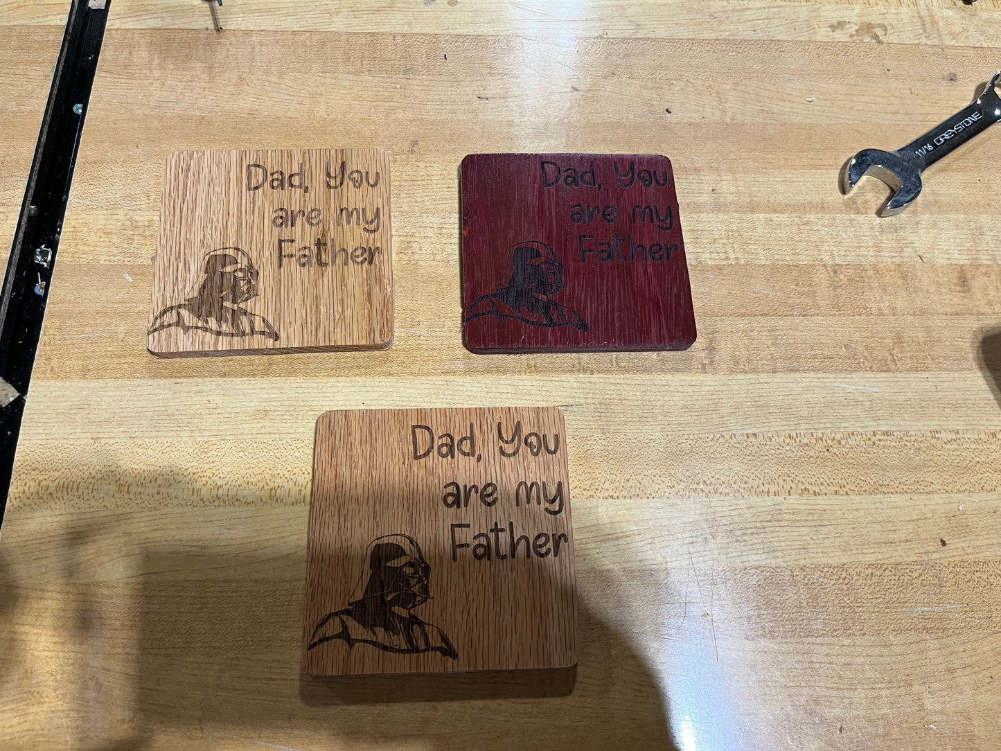 Father's Day Coaster - "Dad, You are my father"