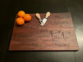 Kitchen Cutting Board for Mom w/ conversions - maple, walnut or maple/walnut combo