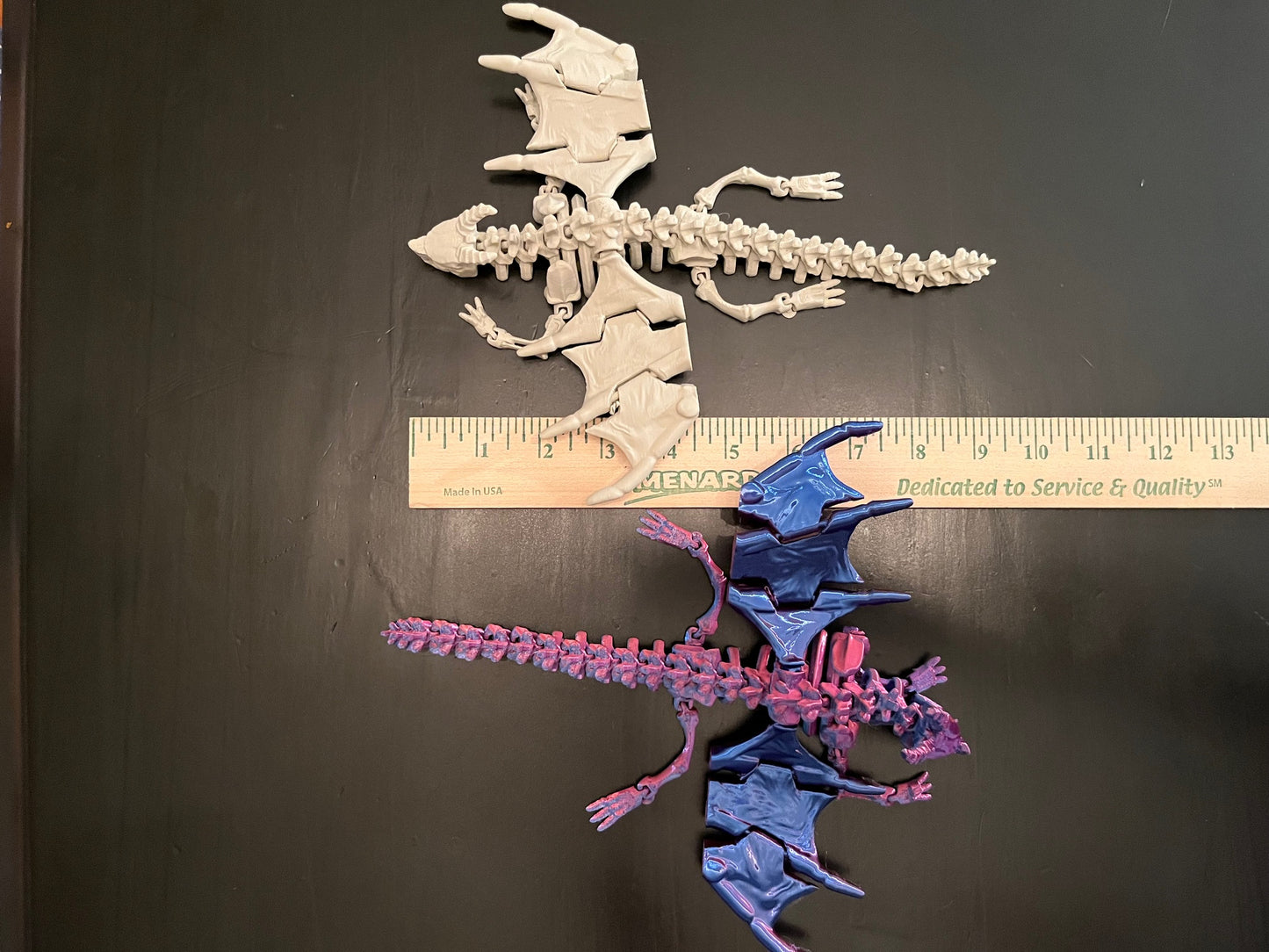 3D Printed Articulated Winged Dragon - 9"