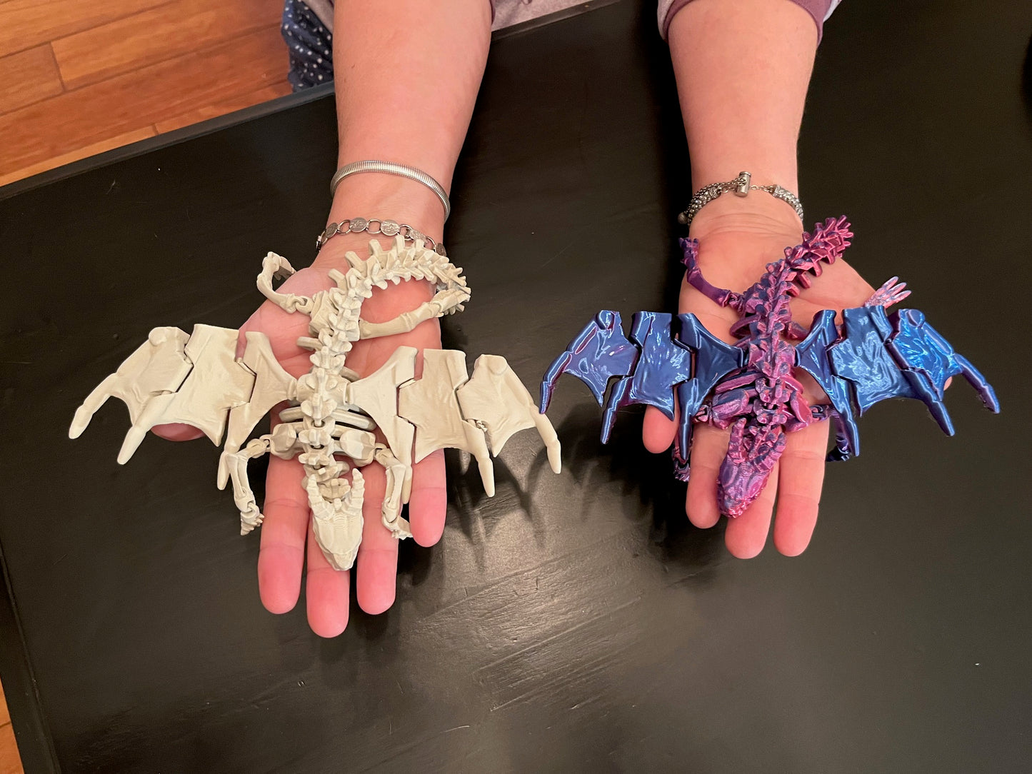 3D Printed Articulated Winged Dragon - 9"