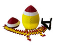 3D-Printed Football with Articulated Dragon Inside – A Unique Tribute to Your Team  - Use as a fund raiser for school - Collect them all - Stress relief - ADHD - MADE IN THE USA