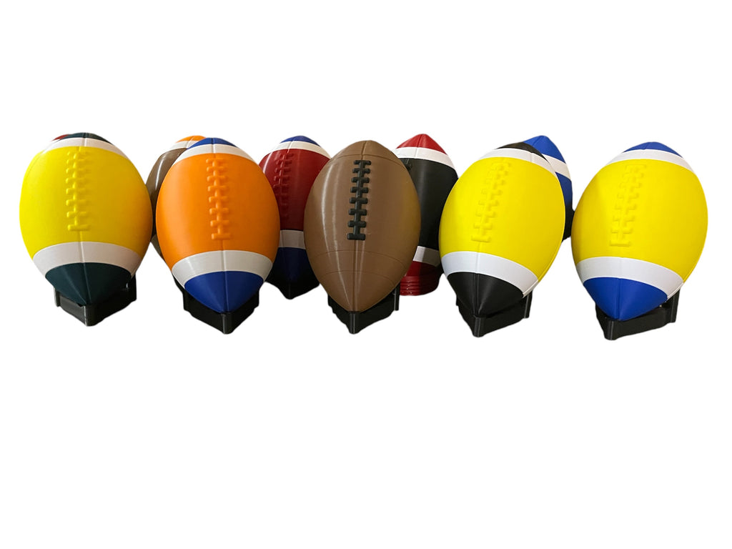 3D-Printed Football with Articulated Dragon Inside – A Unique Tribute to Your Team  - Use as a fund raiser for school - Collect them all - Stress relief - ADHD - MADE IN THE USA