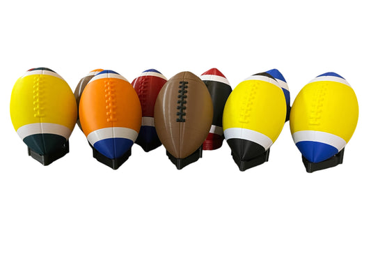 Colored Football - Gift Package (Box) – A Unique Tribute to Your Team - perfect for the mancave or displayed on a shelf - Made in the USA