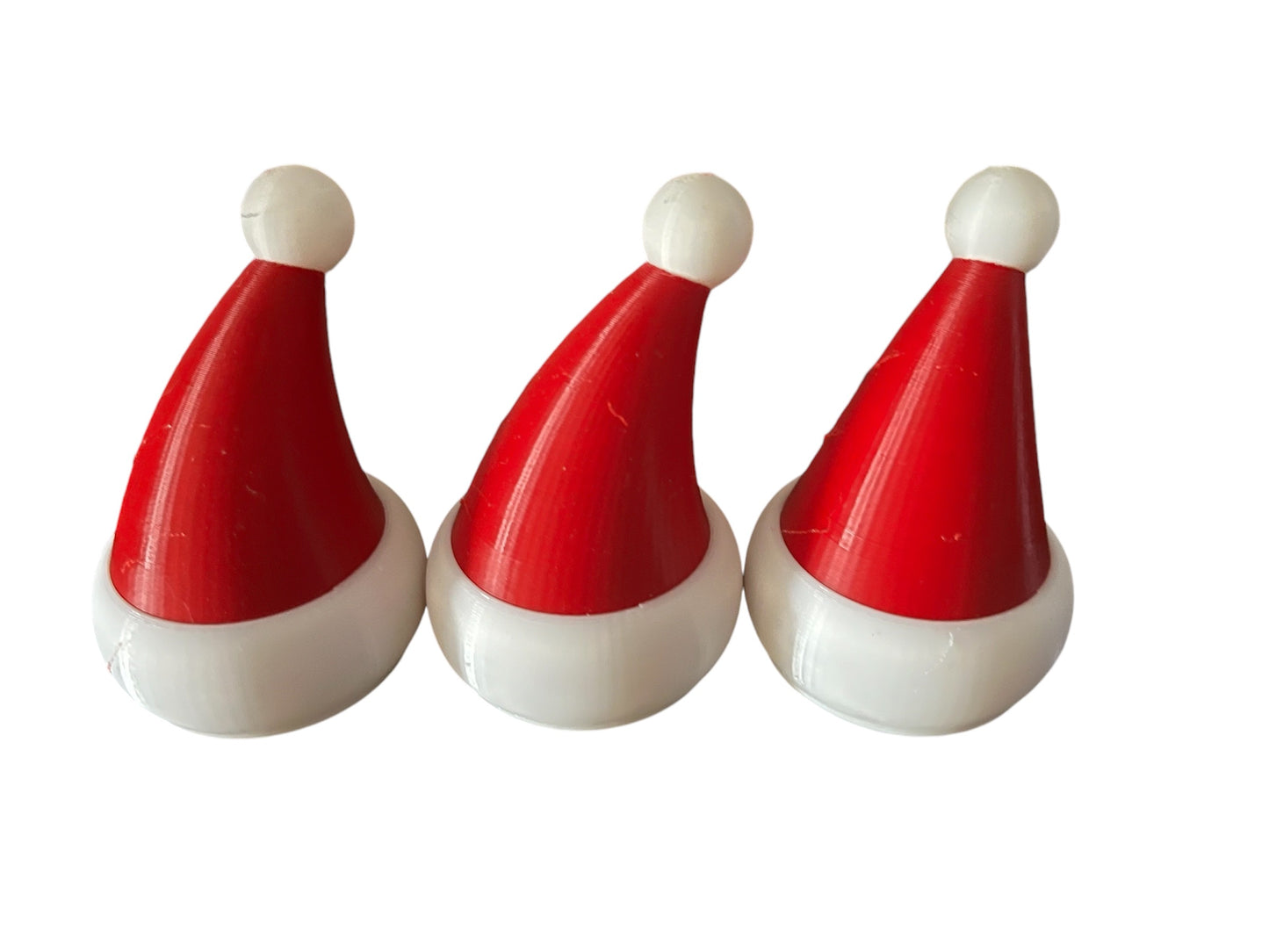 Holiday Bottle Topper: Santa Hat Edition - Set of 3 hats