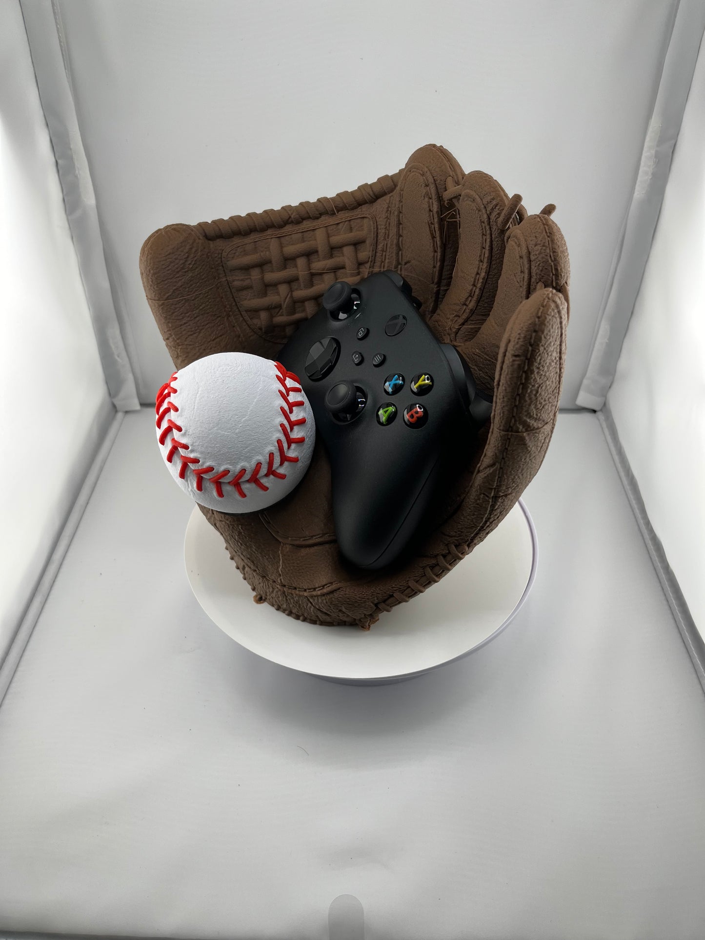 ⚾ 3D-Printed Baseball Glove Controller stand – Compatible with Xbox & PlayStation – Unique Gamer Gift! 🎮