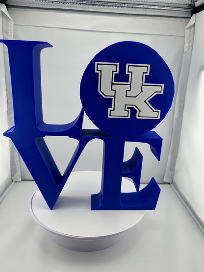 ❤️ University of Kentucky (UK) "LOVE" Sign – Big Blue Logo! ❤️