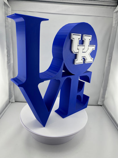 ❤️ University of Kentucky (UK) "LOVE" Sign – Big Blue Logo! ❤️