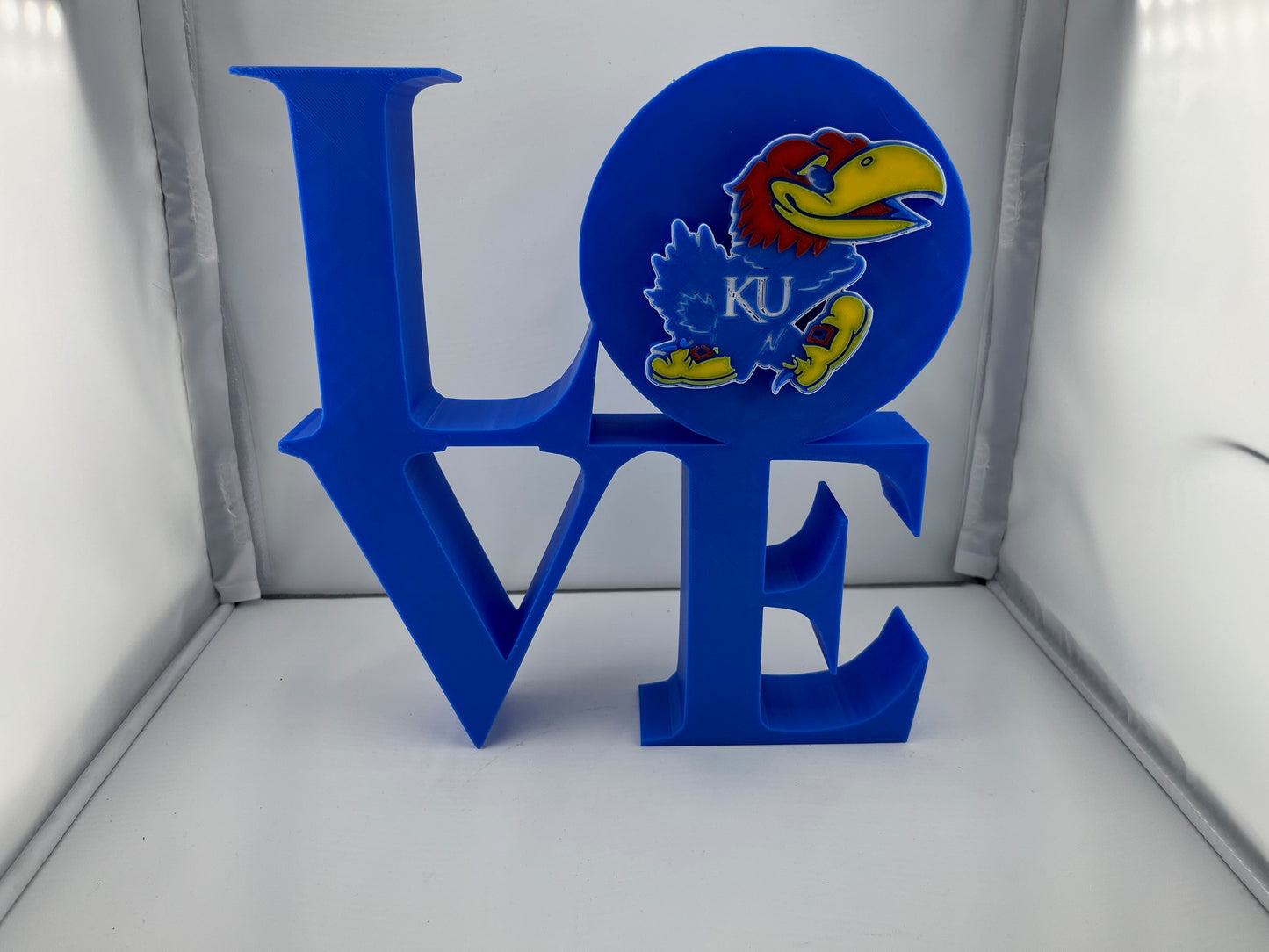 ❤️ University of Kansas Jayhawks "LOVE" Sign❤️