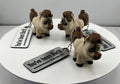 3 Pack Bronco Horse Keychains – Articulated 3D Printed Bronco Horse Key Rings with “You Got Buc’d” Tag – Bronco Accessory for Keys, Dash Display & Bronco Enthusiasts