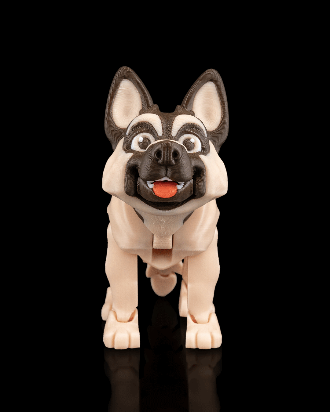 Jerry the German Shepherd – Articulated 3D Printed Display Figure