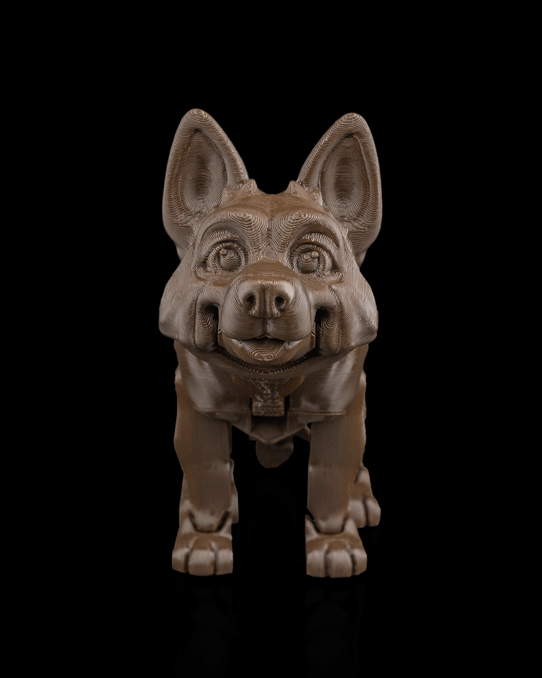 Jerry the German Shepherd – Articulated 3D Printed Display Figure