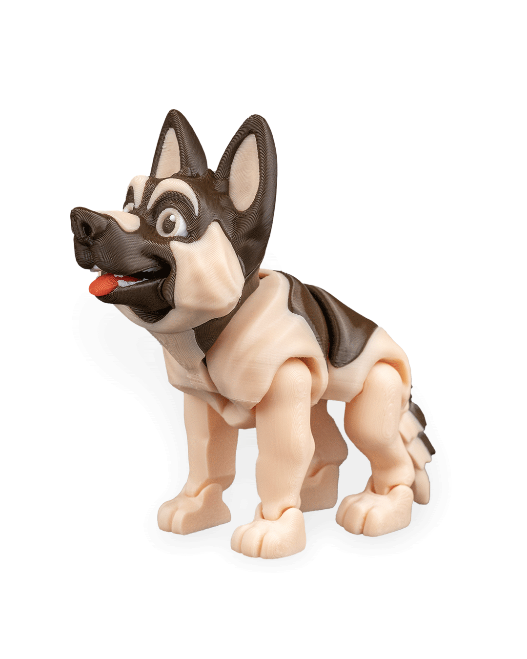 Jerry the German Shepherd – Articulated 3D Printed Display Figure