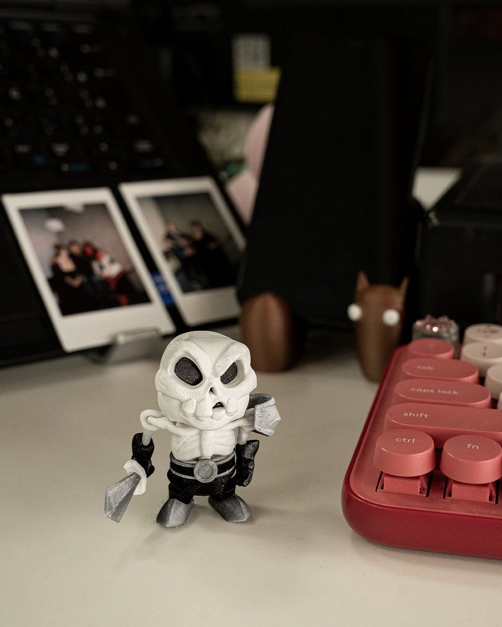 Knight Mare 3D Printed Keychain