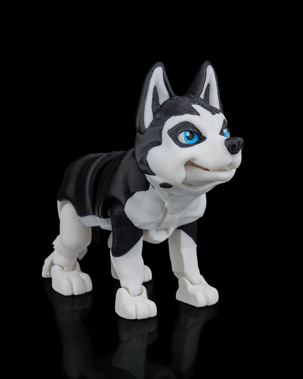 Maya the Husky – Articulated 3D Printed Display Figure