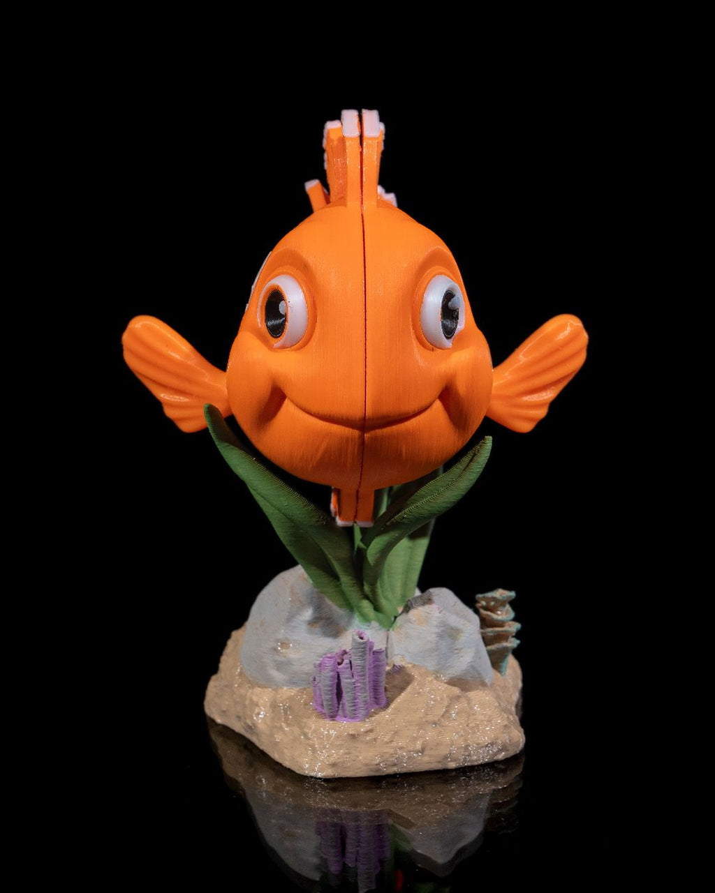 Nestor the Clownfish – Articulated 3D Printed Display Figure