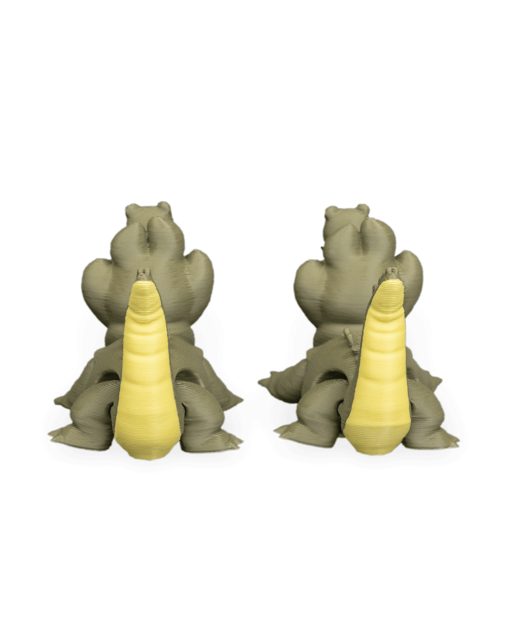 Pair of Crocodiles – 3D Printed Display Figures