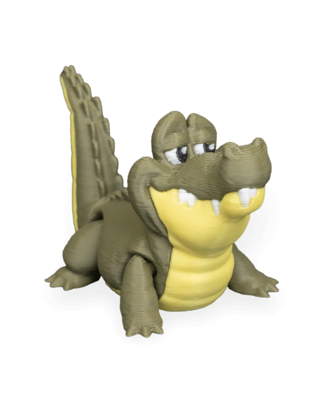 Pair of Crocodiles – 3D Printed Display Figures