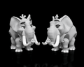 Pair of Elephants – 3D Printed Display Figures