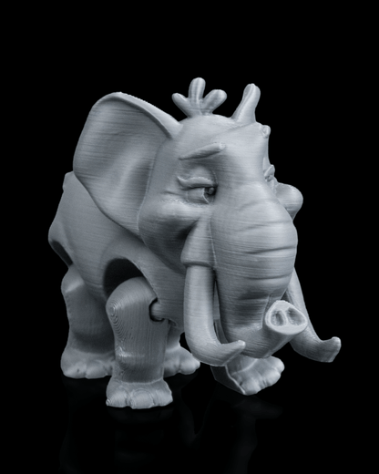 Pair of Elephants – 3D Printed Display Figures