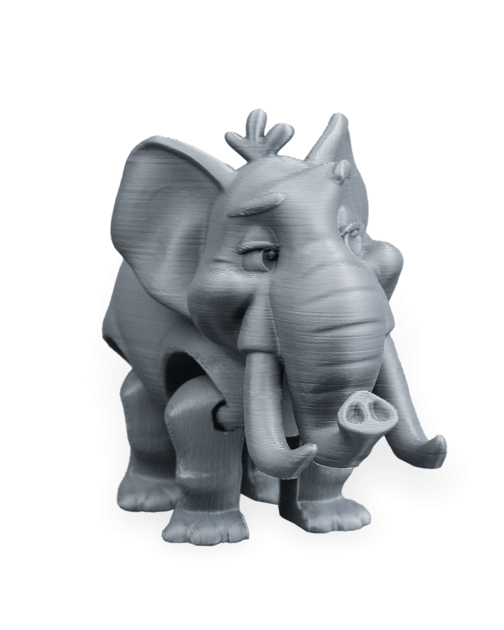 Pair of Elephants – 3D Printed Display Figures