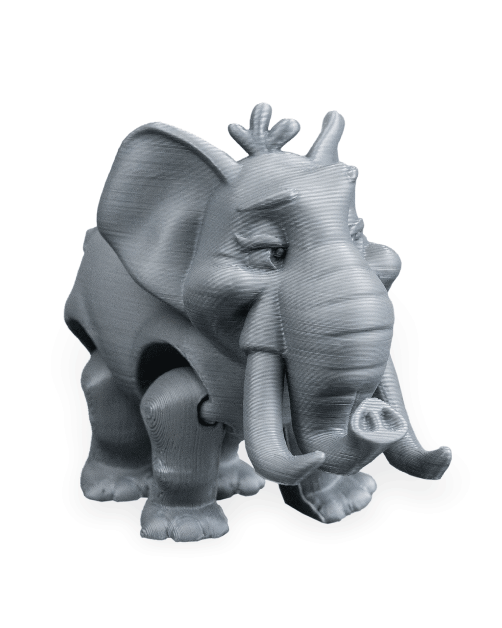 Pair of Elephants – 3D Printed Display Figures
