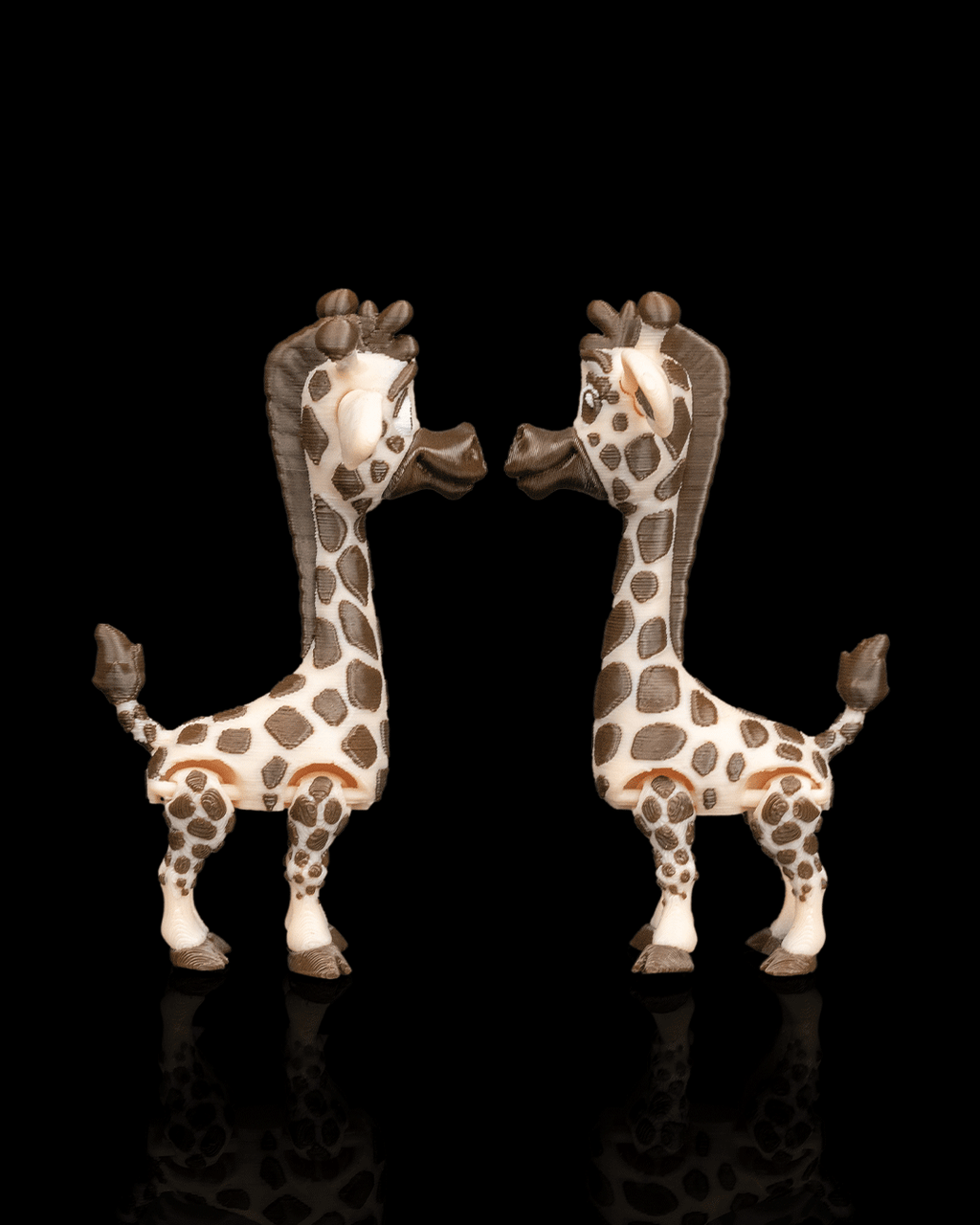Pair of Giraffes – Articulated 3D Printed Display Figures