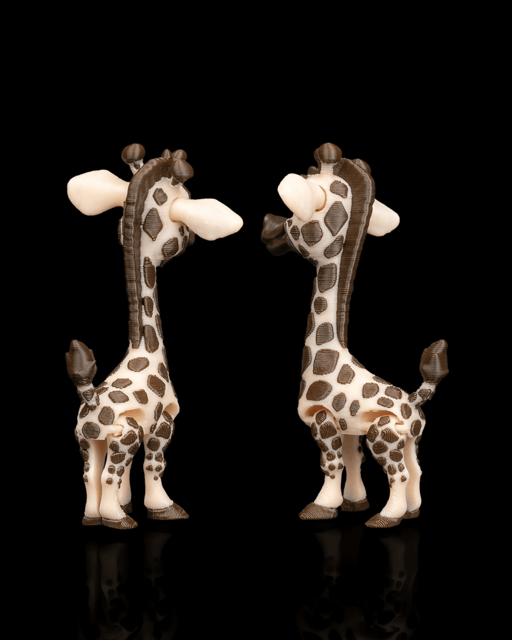 Pair of Giraffes – Articulated 3D Printed Display Figures