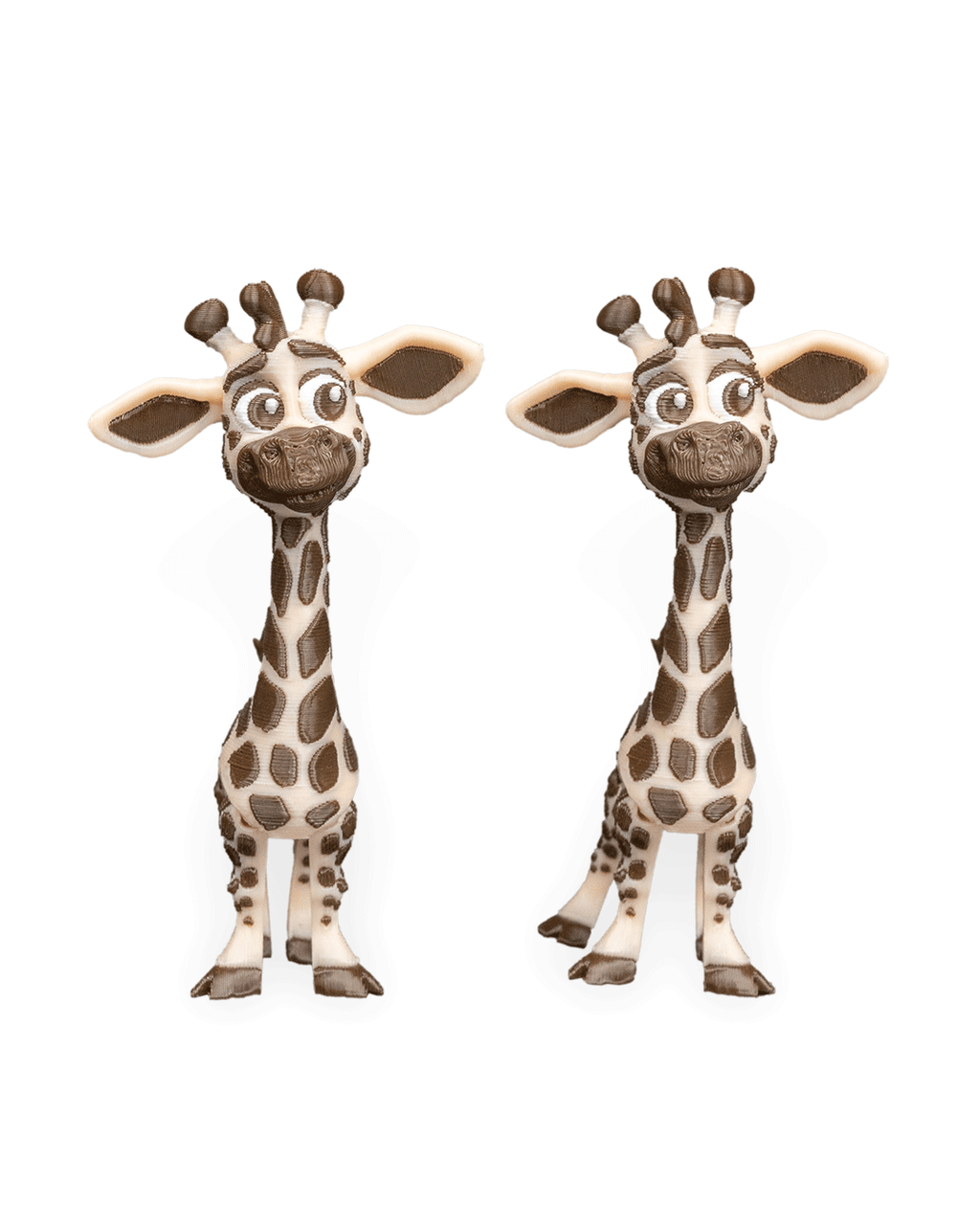Pair of Giraffes – Articulated 3D Printed Display Figures