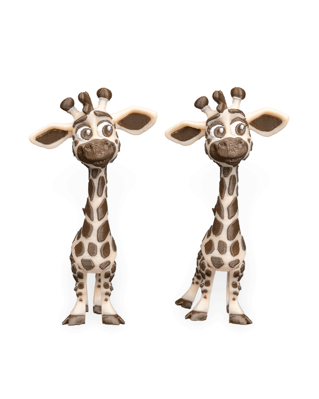 Pair of Giraffes – Articulated 3D Printed Display Figures